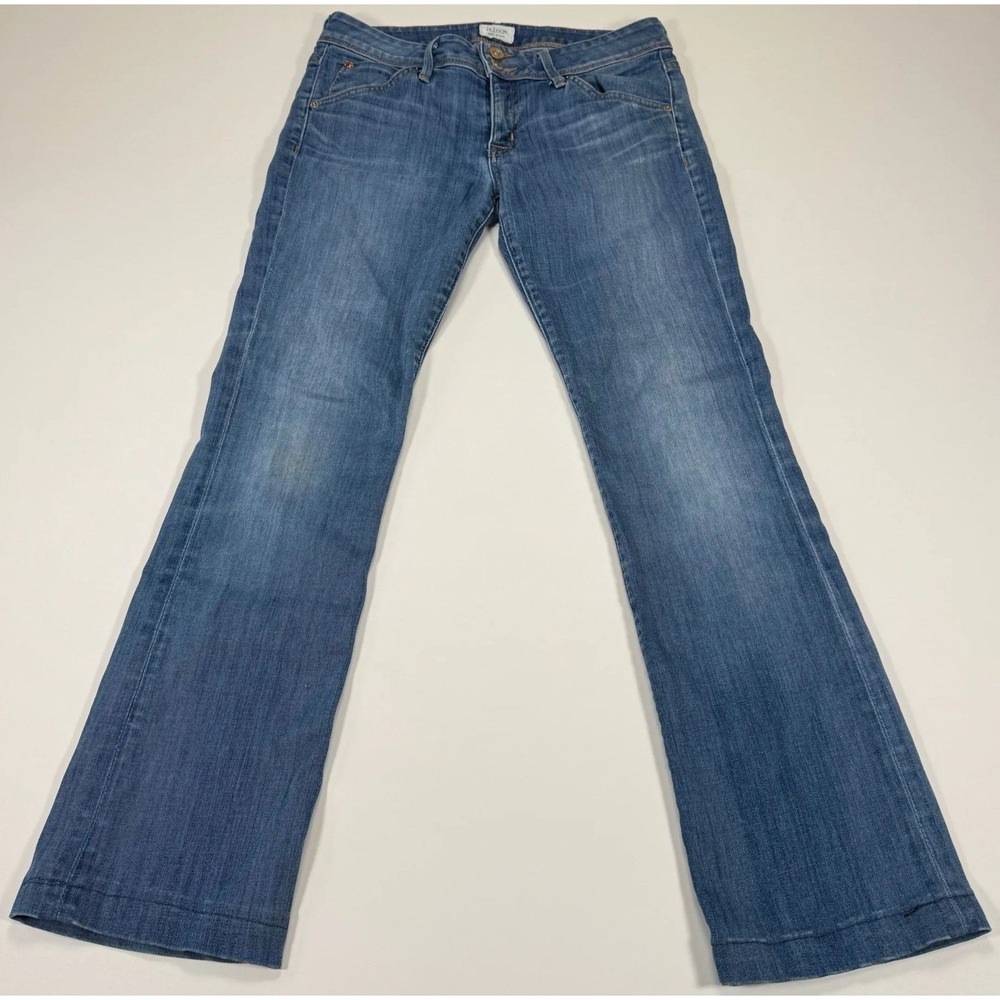 Hudson Beth Baby Bootcut Jeans Womens 27 29x28.5 Blue Stretch Denim Hemmed USA